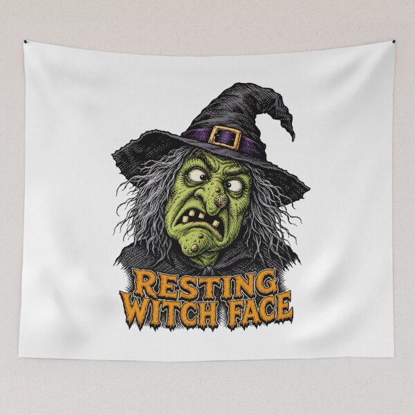 Item preview, Resting Witch Face designed and sold by VelvetRoom.