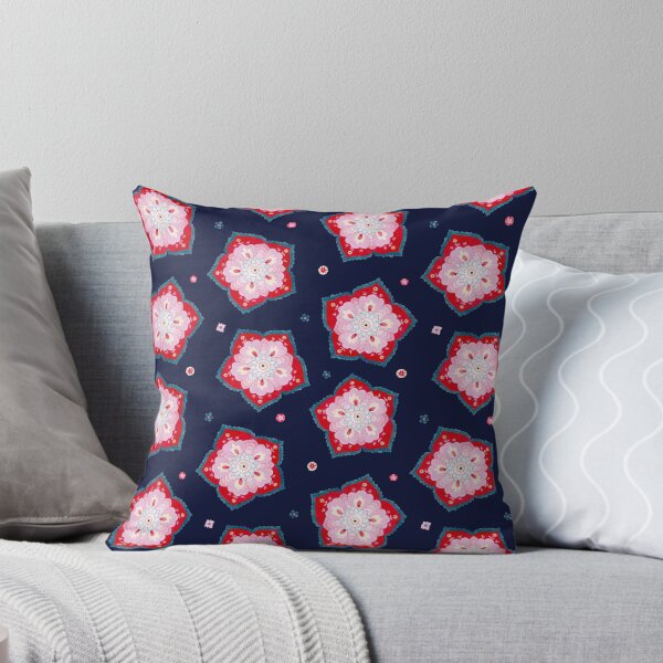 Item preview, Jaipur Petalwork – Deep Navy designed and sold by Piret Victoria Ribas.