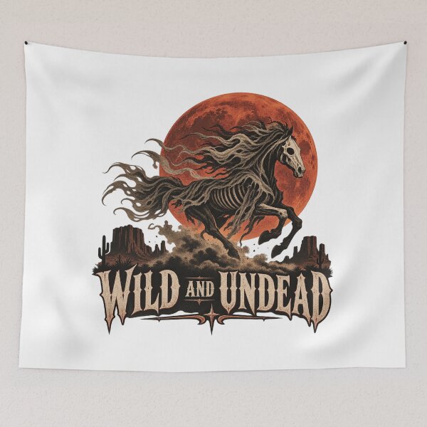 Item preview, Wild Ghost Horse designed and sold by CleanLine Studio.