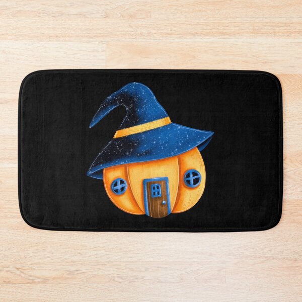 Item preview, Cute Halloween Witch House Sticker | Spooky Pumpkin Cottage Starry Witch Hat designed and sold by BE-A-BRAND-.