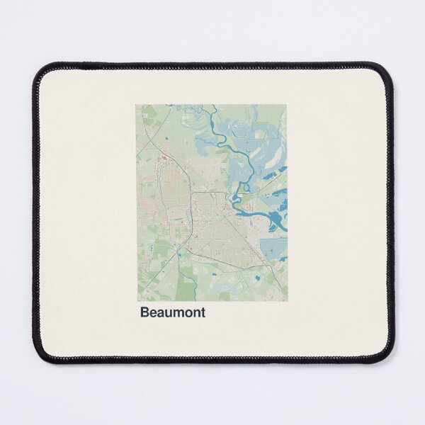 Item preview, Beaumont Minimalistic Map Art designed and sold by MapsNerd.