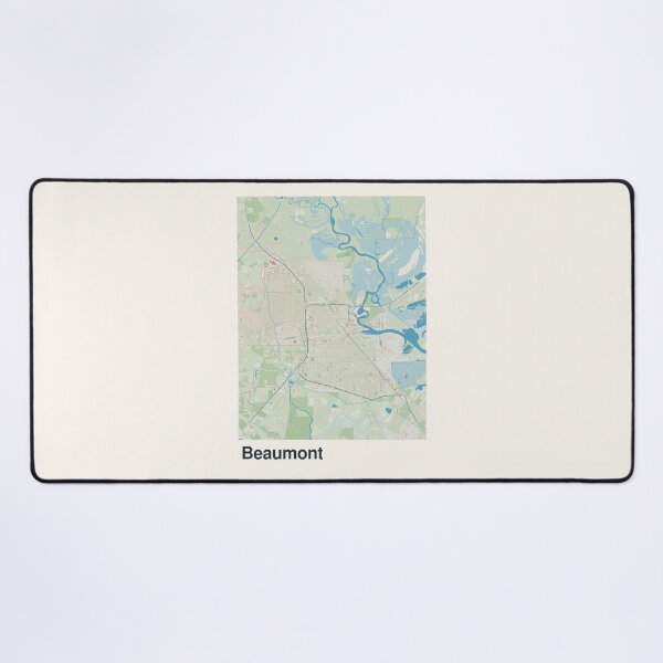 Item preview, Beaumont Minimalistic Map Art designed and sold by MapsNerd.