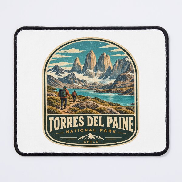 Item preview, Torres del Paine Patagonia Chile Vintage Travel Shirt – Mountain Hiking Adventure Design designed and sold by Globalcitytees.