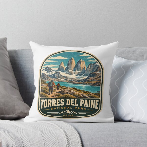 Item preview, Torres del Paine Patagonia Chile Vintage Travel Shirt – Mountain Hiking Adventure Design designed and sold by Globalcitytees.