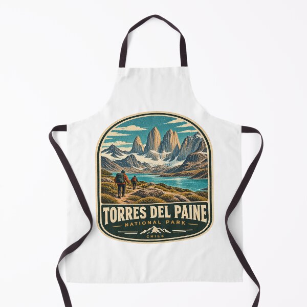 Item preview, Torres del Paine Patagonia Chile Vintage Travel Shirt – Mountain Hiking Adventure Design designed and sold by Globalcitytees.
