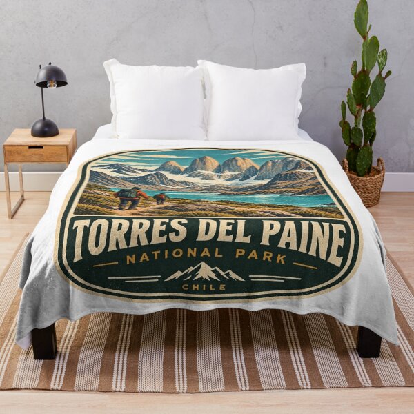 Item preview, Torres del Paine Patagonia Chile Vintage Travel Shirt – Mountain Hiking Adventure Design designed and sold by Globalcitytees.