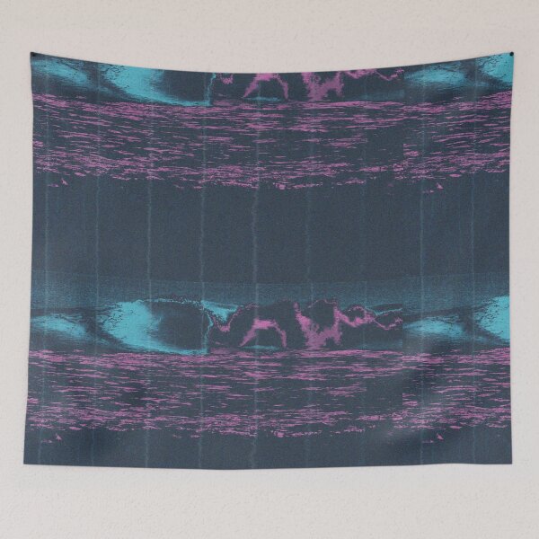 Item preview, Neon Waves | Retro Ocean Photo Art | Surreal Photo Art designed and sold by Half Mess.