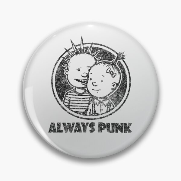 Item preview, Always Punk Funny Vintage Punk Rock Kids Distressed Design designed and sold by paulo silveira.