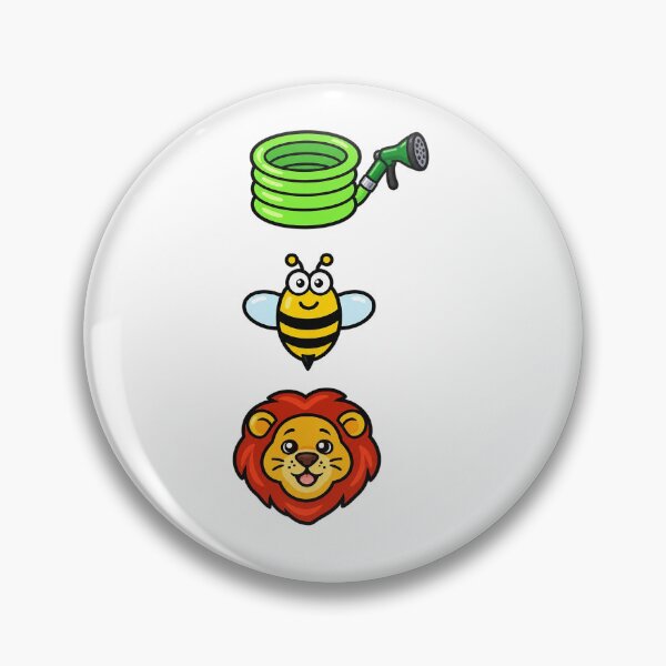 Item preview, Hose Bee Lion Who's Been Lying Funny Pun designed and sold by dartoffofo⭐⭐⭐⭐⭐.