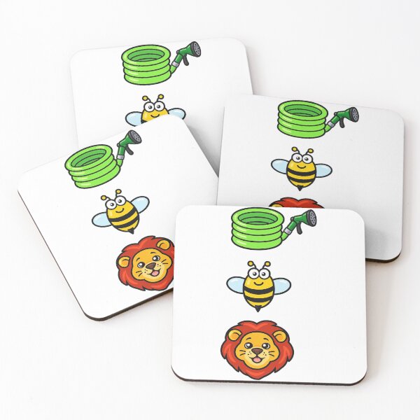 Item preview, Hose Bee Lion Who's Been Lying Funny Pun designed and sold by dartoffofo⭐⭐⭐⭐⭐.