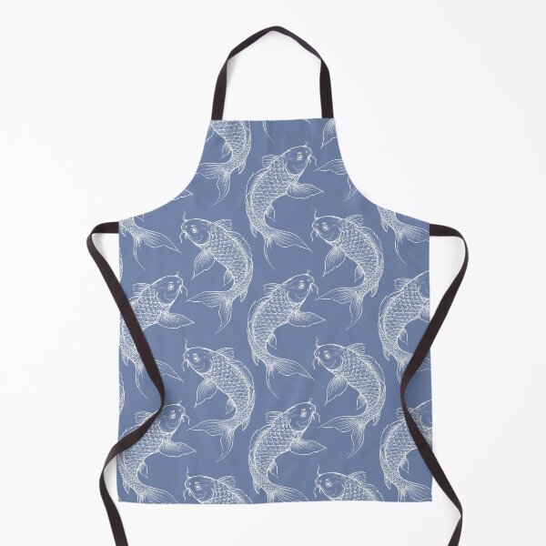 Item preview, French Blue Koi Carp  designed and sold by Anne Londez Studio.