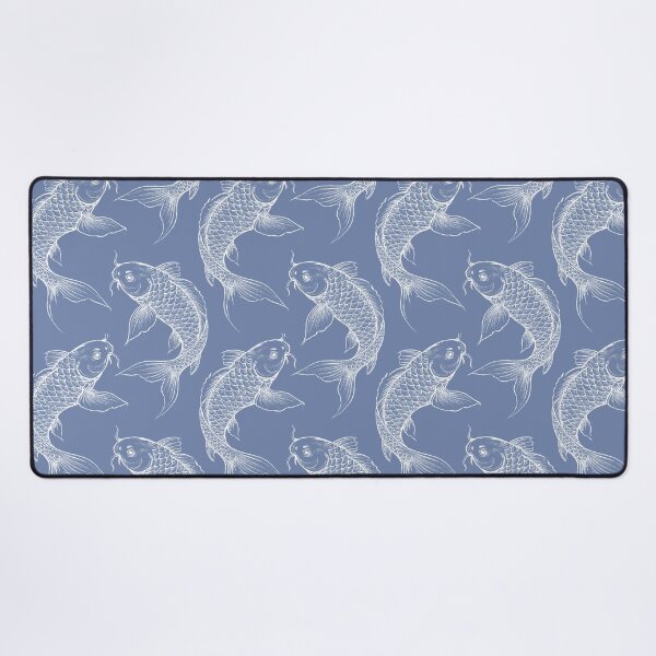 Item preview, French Blue Koi Carp designed and sold by Anne Londez Studio.