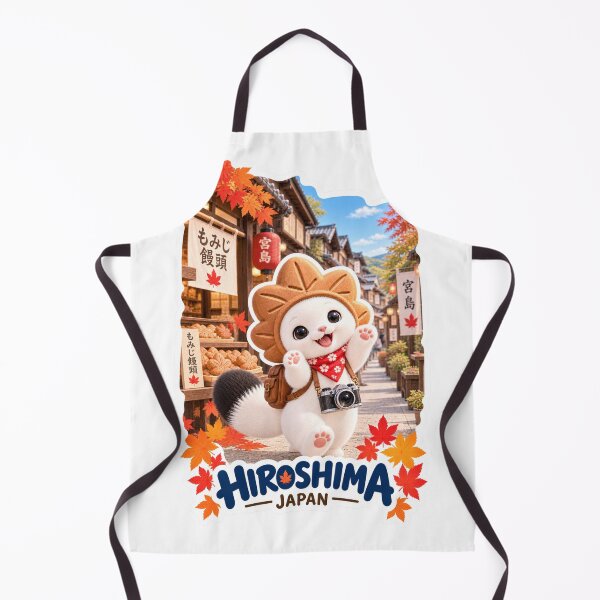 Item preview, Cute Hiroshima Momiji Manju Mofu – Miyajima Japan Travel Sticker designed and sold by aoisora-kiki55.