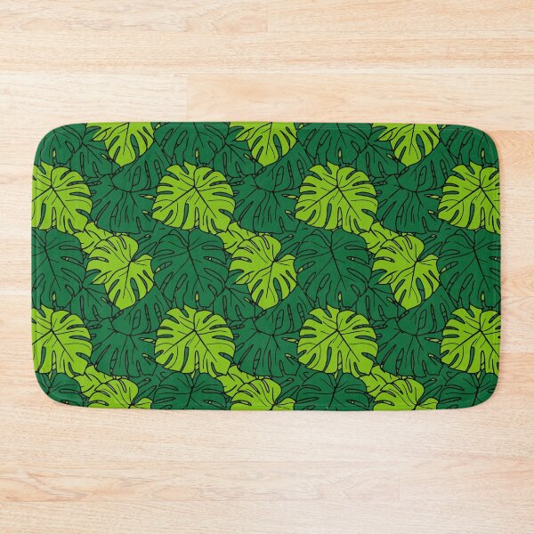 Item preview, Tropical Monstera Leaf Jungle Pattern designed and sold by AIG - Andrei Ilie Graphics.