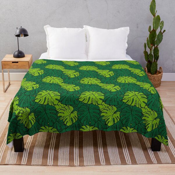 Item preview, Tropical Monstera Leaf Jungle Pattern designed and sold by AIG - Andrei Ilie Graphics.