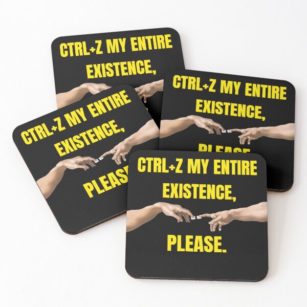 Item preview, God Grant Me Ctrl Z - Creation of Adam Meme Design designed and sold by aysenism.