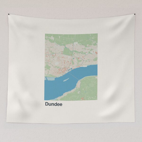 Item preview, Dundee Minimalistic Map Art designed and sold by MapsNerd.
