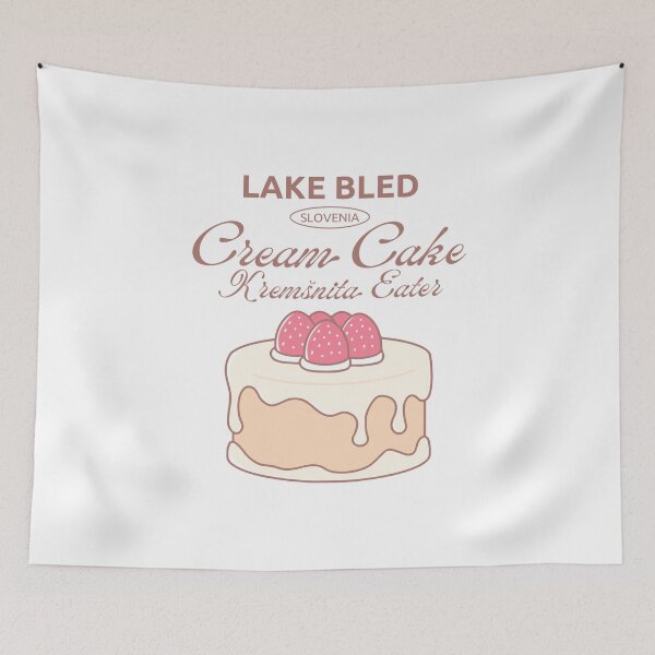 Item preview, Slovenia : lake bled cream cake Kremsnita eater designed and sold by Peerless-Prime.