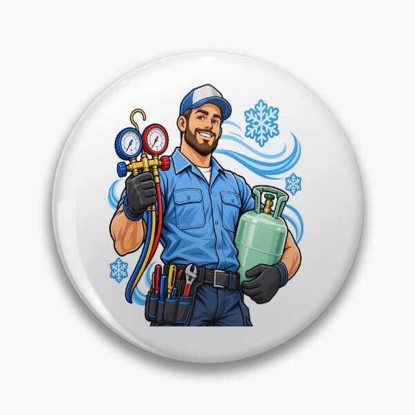 Item preview, HVAC Technician Air Conditioning Professional designed and sold by JMDG Studio.