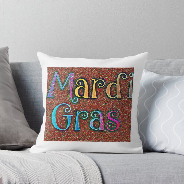 Item preview, Colorful Mardi Gras Celebration Design with Masks and Beads designed and sold by Nishant Turekar.