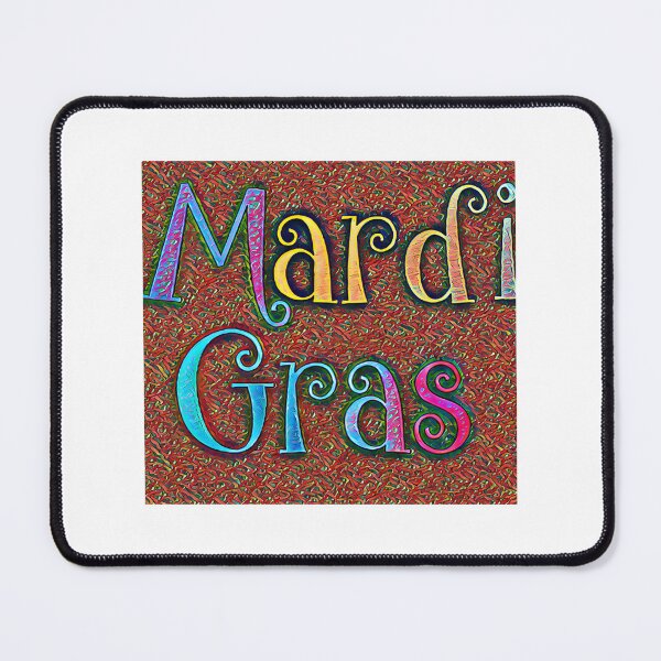 Item preview, Colorful Mardi Gras Celebration Design with Masks and Beads designed and sold by Nishant Turekar.