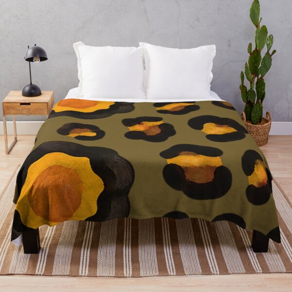 Item preview, Wild Luxury Leopard Floral Design designed and sold by annenambiro.