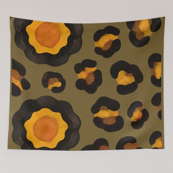 Item preview, Wild Luxury Leopard Floral Design  designed and sold by annenambiro.