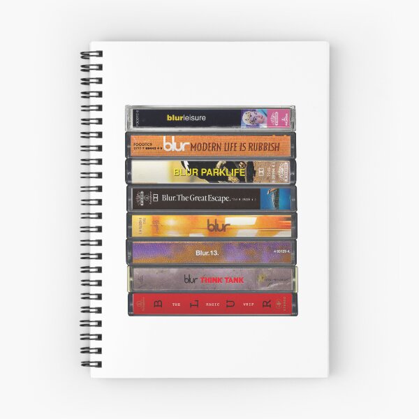 Item preview, Blur - Studio Albums -  Vintage Cassette Print designed and sold by Mr Mustard Prints.