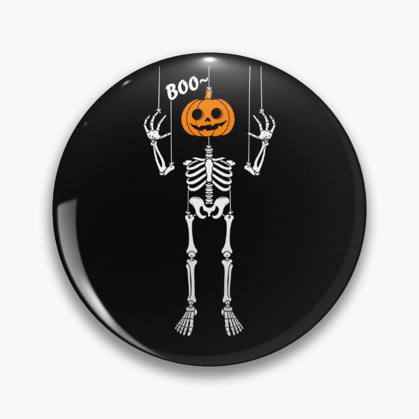 Item preview, Boo Pumpkin Puppet Skeleton – Funny Spooky Halloween Marionette designed and sold by WILLIAMS-BR.