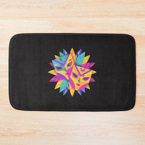 Item preview, Colorful Mardi Gras Celebration Design with Festive Masks and Beads designed and sold by Nishant Turekar.