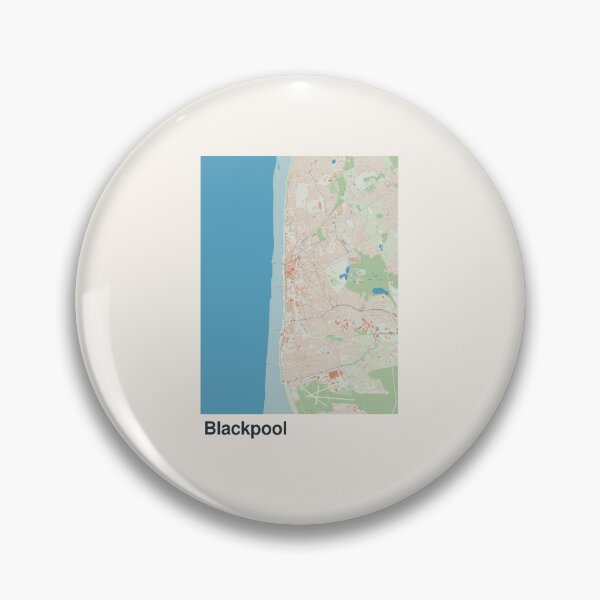 Item preview, Blackpool Minimalistic Map Art designed and sold by MapsNerd.