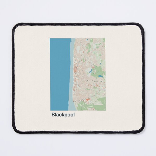 Item preview, Blackpool Minimalistic Map Art designed and sold by MapsNerd.