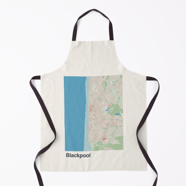 Item preview, Blackpool Minimalistic Map Art designed and sold by MapsNerd.