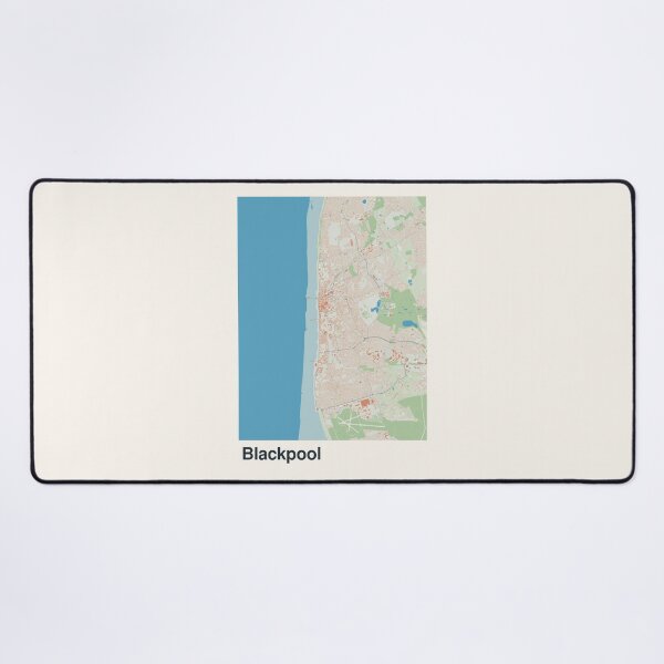 Item preview, Blackpool Minimalistic Map Art designed and sold by MapsNerd.