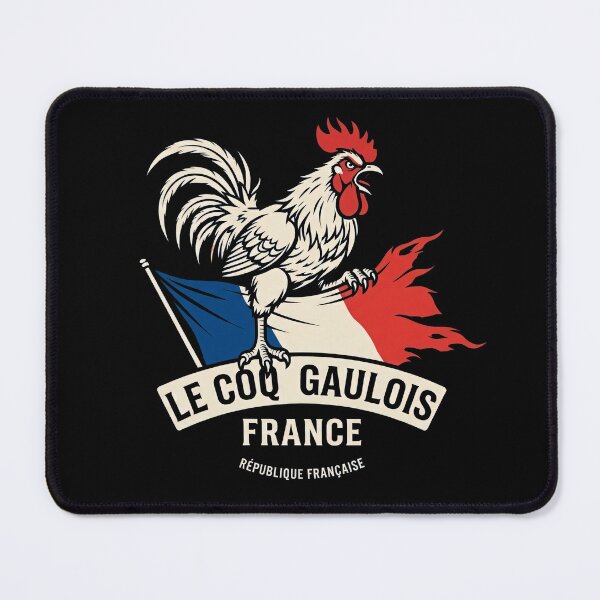 Item preview, Le Coq Gaulois French Rooster Flag Vintage Patriotic Emblem designed and sold by EdGraphy.