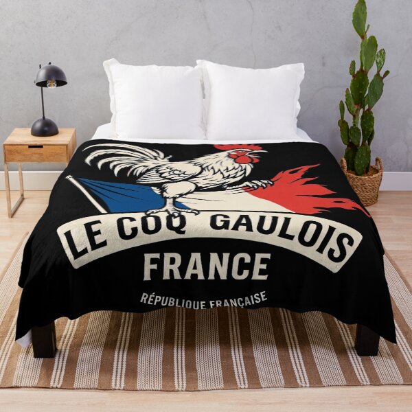 Item preview, Le Coq Gaulois French Rooster Flag Vintage Patriotic Emblem designed and sold by EdGraphy.