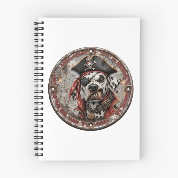 Item preview, Mean Dalmatian Pirate Dog Vintage Metal Sign designed and sold by Wilcox PhotoArt.