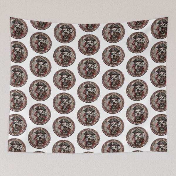 Item preview, Mean Dalmatian Pirate Dog Vintage Metal Sign designed and sold by Wilcox PhotoArt.