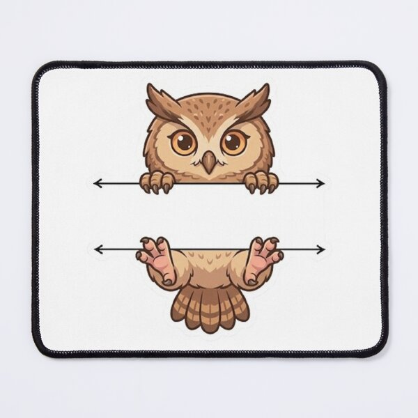 Item preview, Cute Peeking Owl Split Monogram Frame for Personalization designed and sold by PetalsPaws.