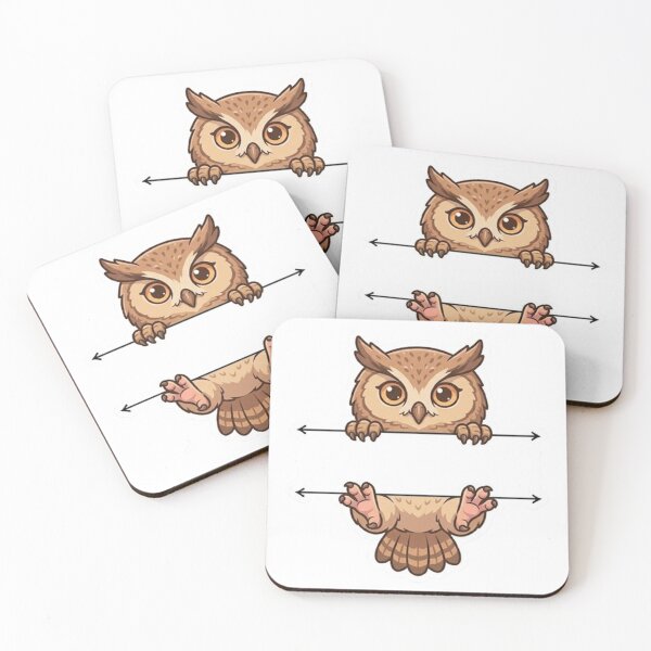 Item preview, Cute Peeking Owl Split Monogram Frame for Personalization designed and sold by PetalsPaws.