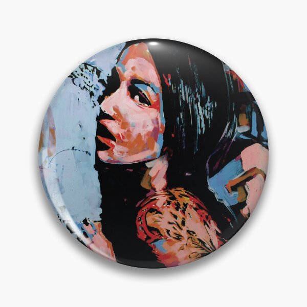 Item preview, Handmade Acrylic Tattooed Girl Portrait - Urban Muse designed and sold by supernikol.