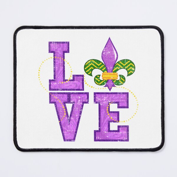 Item preview, I Love Mardi Gras New Orleans Design - Perfect Gift for Women Celebrating Carnival designed and sold by Nishant Turekar.