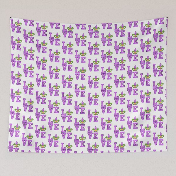 Item preview, I Love Mardi Gras New Orleans Design - Perfect Gift for Women Celebrating Carnival designed and sold by Nishant Turekar.