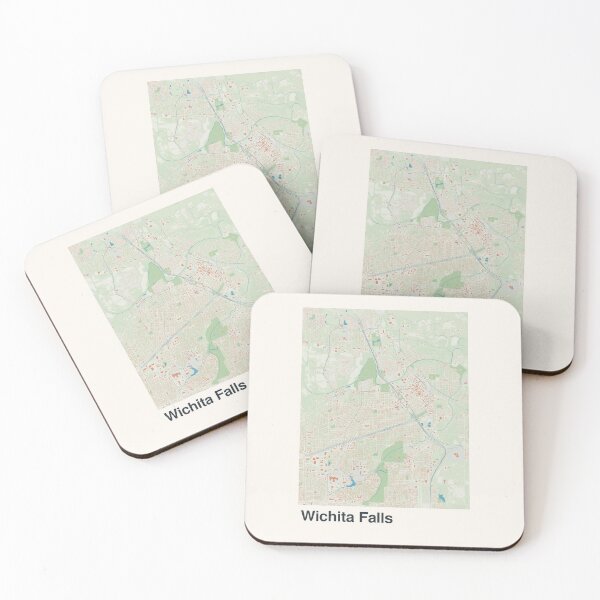 Item preview, Wichita Falls Minimalistic Map Art designed and sold by MapsNerd.