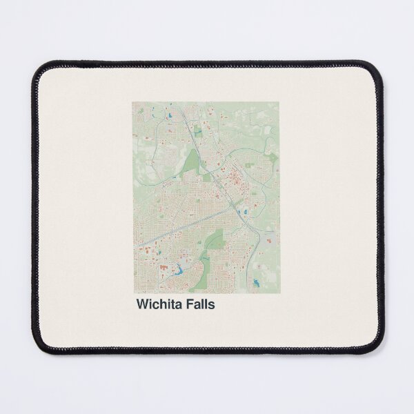 Item preview, Wichita Falls Minimalistic Map Art designed and sold by MapsNerd.