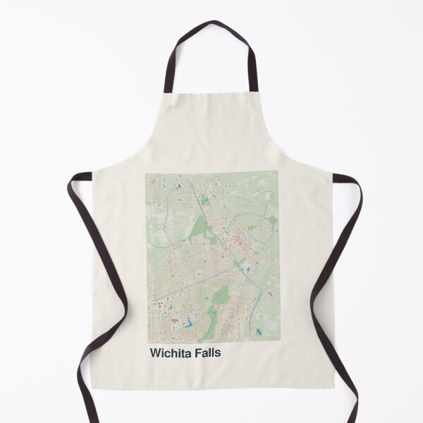 Item preview, Wichita Falls Minimalistic Map Art designed and sold by MapsNerd.