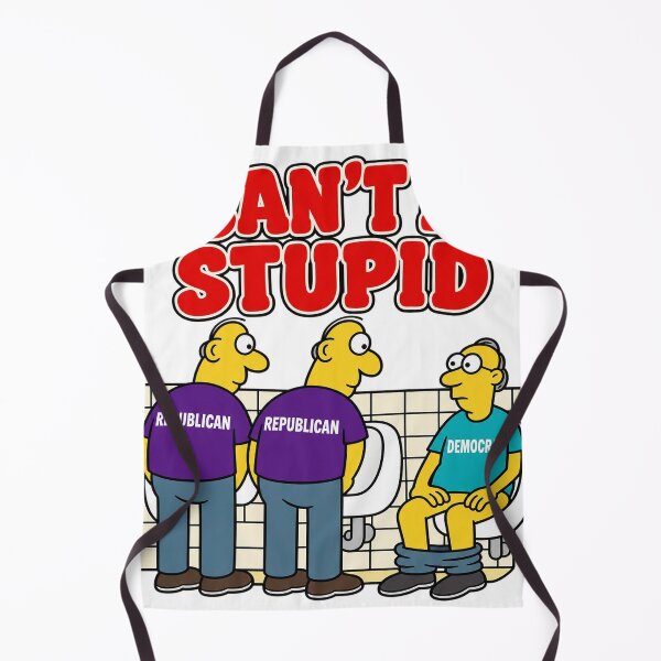 Item preview, U Can't Fix Stupid Republican vs Democrat Urinal Meme Graphic designed and sold by dartoffofo⭐⭐⭐⭐⭐.