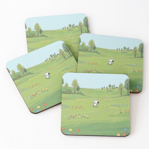 Item preview, Spring Meadow Running Snoopy designed and sold by katekrystal.