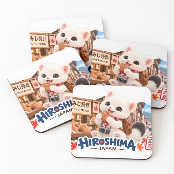 Item preview, Mofu Loves Momiji Manju – Cute Hiroshima Miyajima Japan designed and sold by aoisora-kiki55.