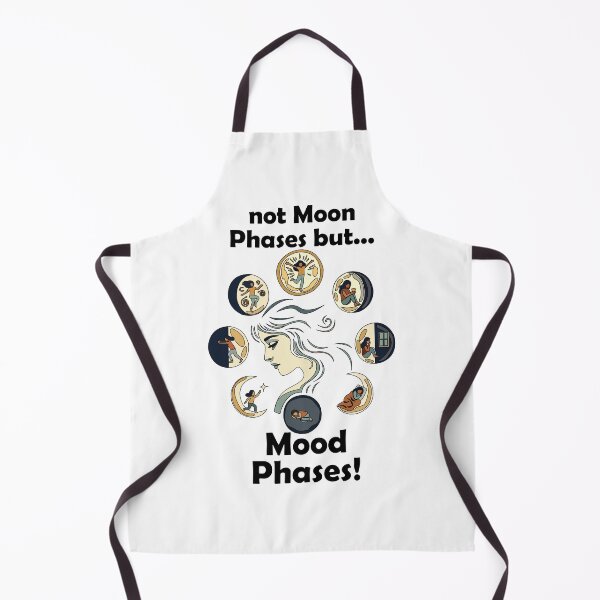 Item preview, Funny Mood Phases Not Moon Phases designed and sold by Nisha Prabhu.